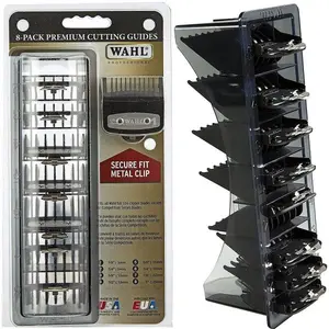 Wahl Professional Premium Cutting Guides 1/8 Organizer Secure Fit Durable Metal Clips