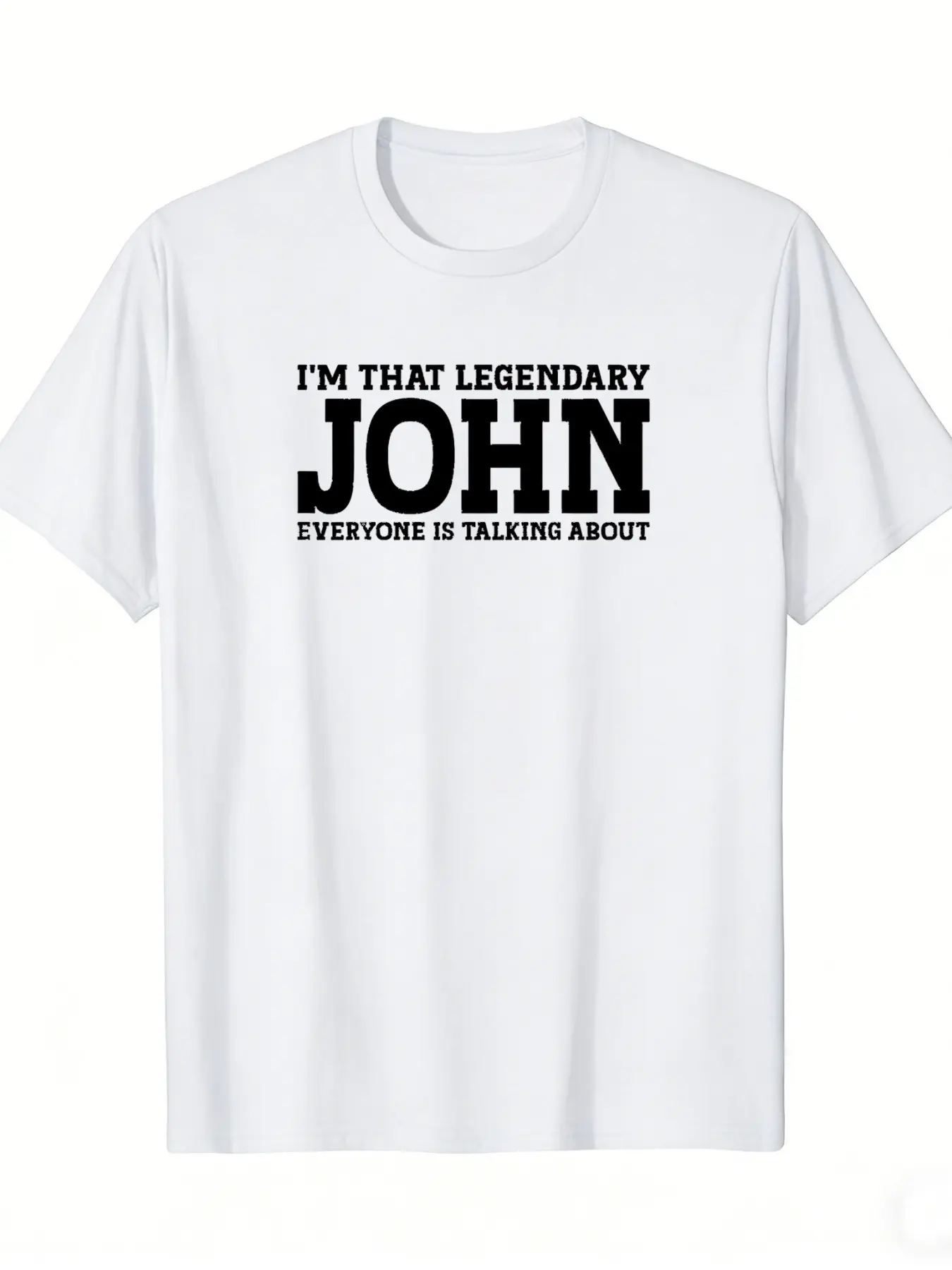 John Personal Name Funny John T Shirt Pixian Ai 01 unisex soft cotton short sleeve t shirt, vintage graphic casual tee for men women teens, perfect birthday holiday gift for camping travel gym daily street  wear