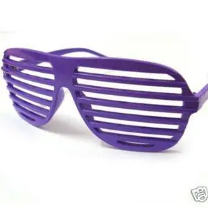 Purple Shutter Shades 12 PACK WS1159D