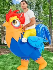 Thanksgiving Christmas Rooster Inflatable Costumes, Funny, Prank, Party, Adult, Performance Props, Holiday Party Supplies, Cool Toys, Perfect Gift Ideas, Christmas Gifts, Christmas Costumes, Christmas Novelty Items, St. Nicholas Day
