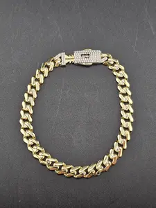 14K Gold Bracelet - Monaco Bracelet w/Certificate
