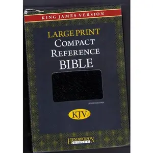 USED Book - Large Print Compact Reference Bible KJV (Reference Edition Bonded Leather) by Anonymous (Unknown)