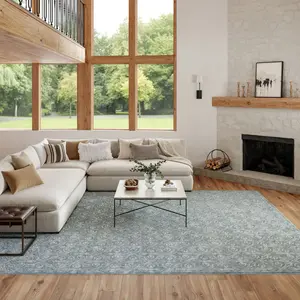 Nourison Washable Charm Floral Contemporary Indoor Area Rug