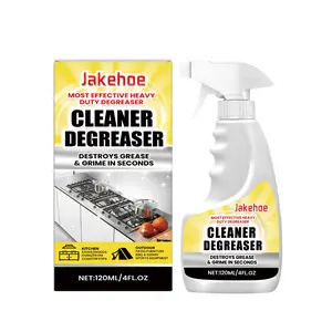 Jakehoe Oil Stain Removal Cleaning Spray - Non-Aerosol, Degreasing, Ready-to-Use, Safe Home Care Household Cleaner for Kitchen Utensils, Stove Tops, Non-Aerosol Kitchen Cleaners, Degreasing Kitchen Cleaners