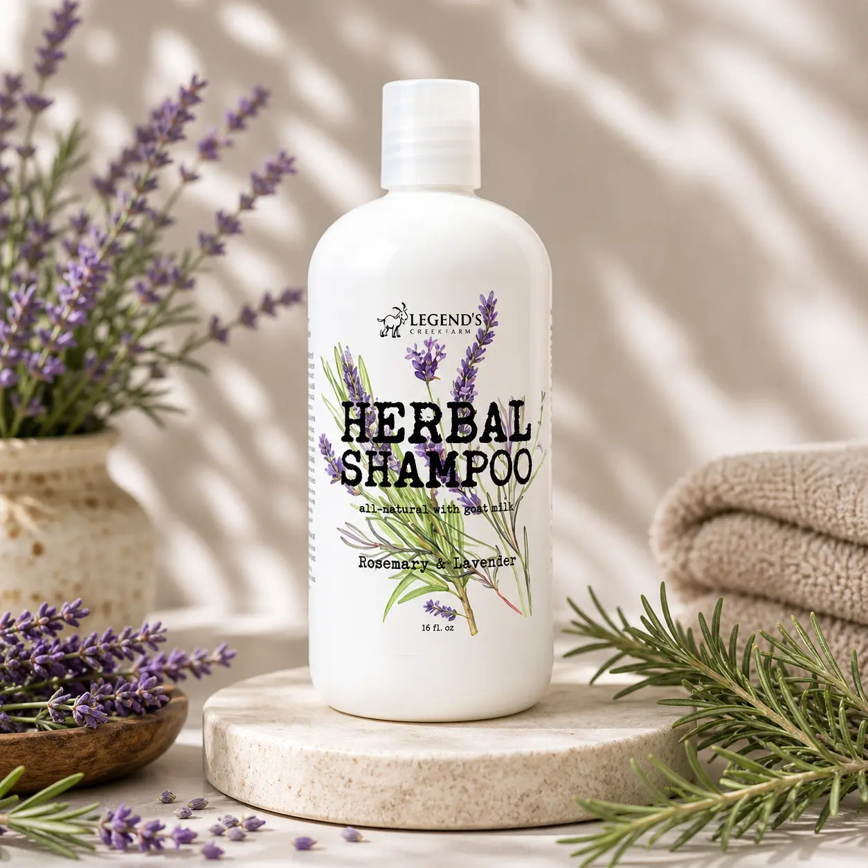Goat Milk Shampoo: Rosemary & Lavender
