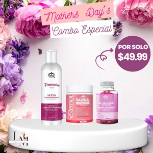 FEMENINE WASH INTIMO + PROBIOTIC + GUMMIS  ETERNAL SPIRIT BEAUTY Comfort Gentle + GIFT Moisture Restore