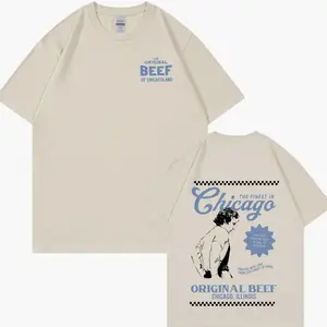 The Bear TV Series Jeremy Allen T-shirts The Original Beef of Chicagoland T-shirt Men/Women Clothing Cotton unisexd T Shirts VDT