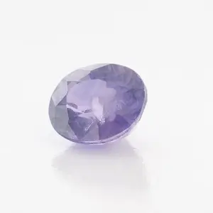 1.05ct Purple Sapphire Feather Oval Shape (6.1x5.4x3.8 mm) Unheated gemstone from Sri Lanka