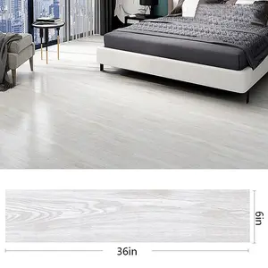 Crazy Roots 36pcs Self-Adhesive PVC Vinyl Floor Plank Wood Tiles Peel Stick 54 sq.ft