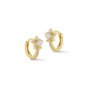Star Huggie Earring