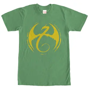 Men's Marvel Iron Fist Dragon Logo T-Shirt