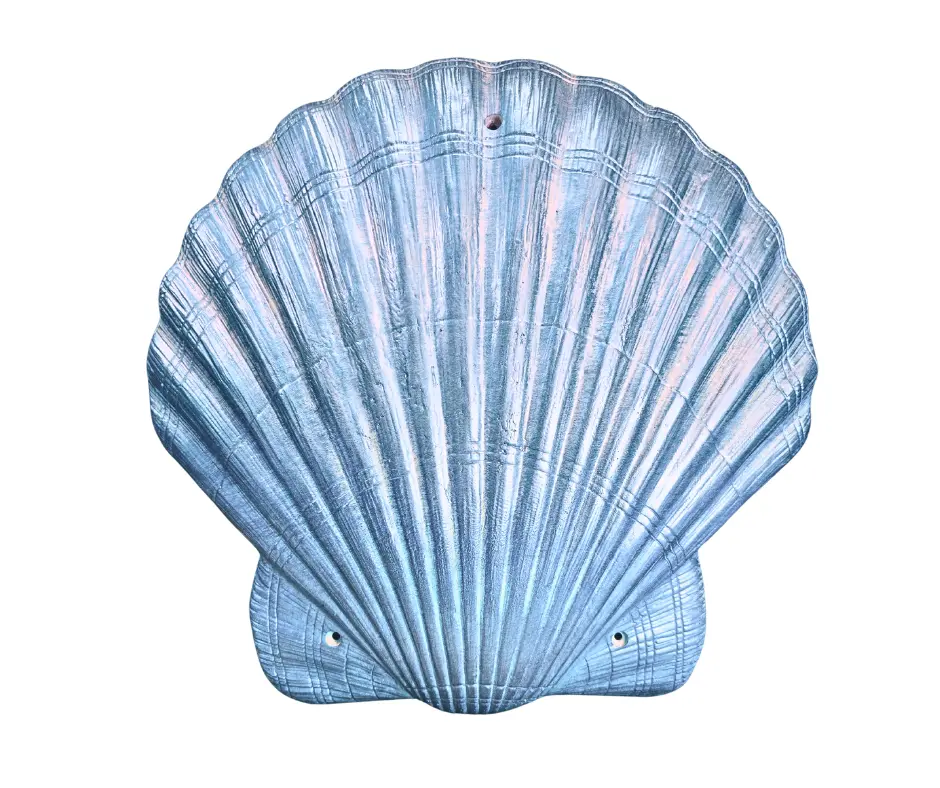 Wall Mounted Shell in Epoxy Resin – Metallic Finish - TikTok Shop