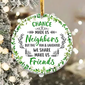 Neighbor Friend Ornament, Christmas Ornament for Home Elegance, Perfect Gift for Any Occasion