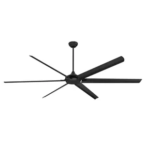 Westinghouse  100 in. Matte Black DC Motor Indoor Ceiling Fan with Black Blades