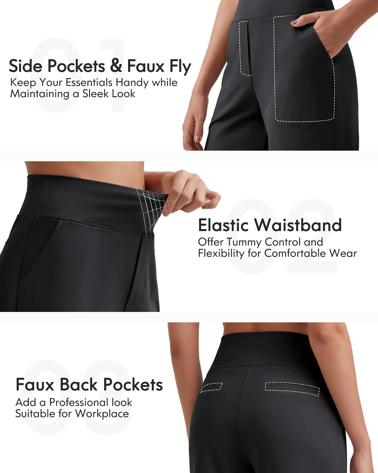 G4Free Women's Athletic Shorts High Waisted Running Yoga Shorts Summer Casual Burmuda Shorts with Pockets Activewear