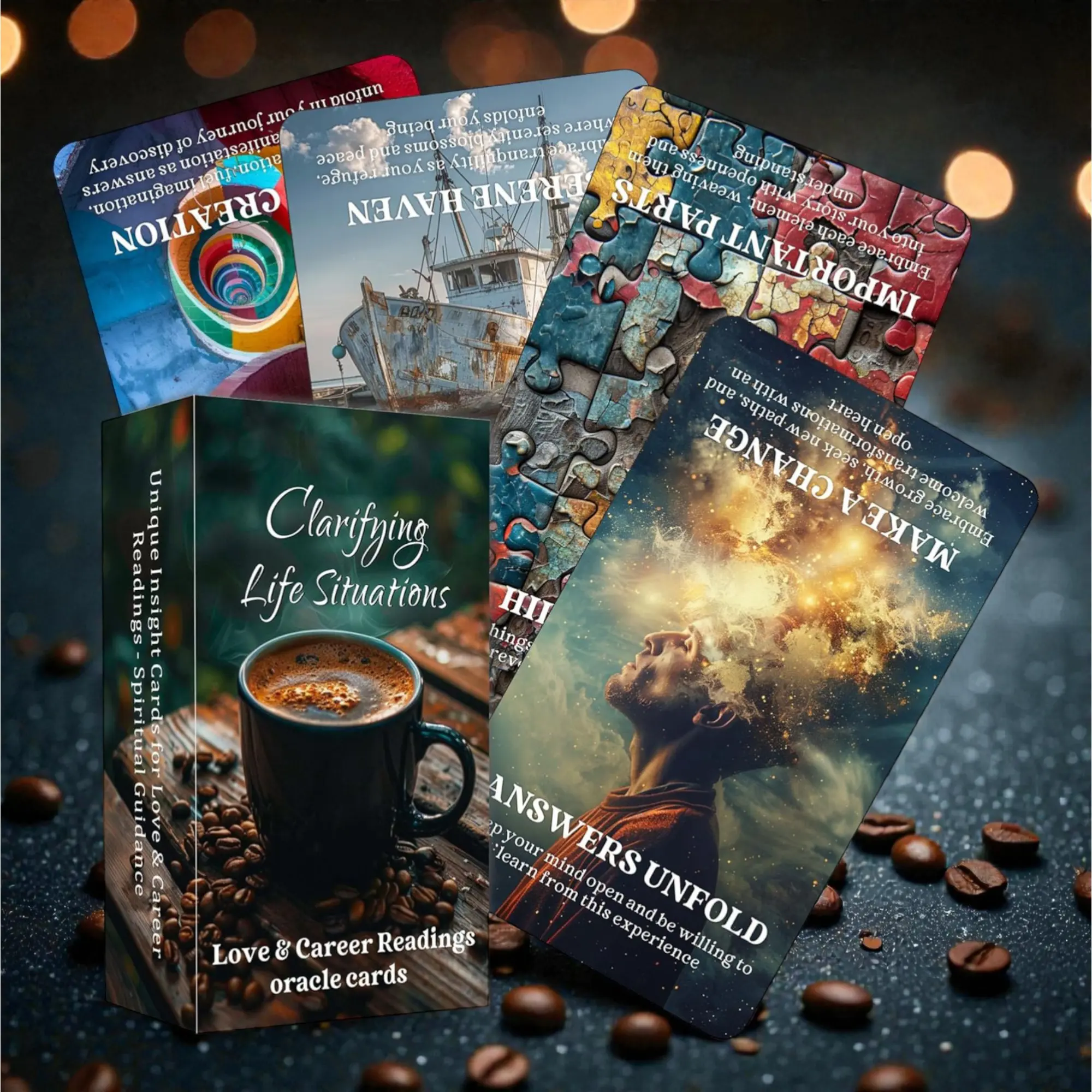 Clarifying Life Situations Oracle Cards - 80 Oracle Cards to Guide You On Your Life's Journey