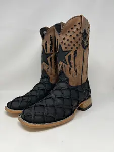 Rock'em Boots - Fish Clone Black