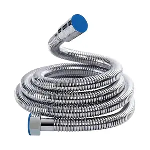 1 Count Stainless Steel Shower Hose, 1.5m Encrypted Shower Hose, Explosion-proof Shower Head Hose, Bathroom Accessories