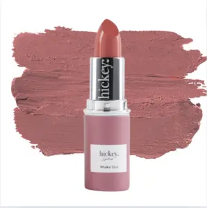 Hickey’s MAKE OUT Refill Long-wearing light mauve lipstick. Beeswax, Shimmer,  Moisturizing, Hydrating Gloss Lipgloss Makeup Lightweight