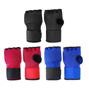 Hand Wraps Boxing Padded Inner Gloves Bandages, Comfortable Wrist Wrap Protector Mitts Quick Wraps for Sanda Karate Taekwondo