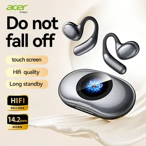 Acer OHR539 Wireless Open-Ear Headphone,  Smart Touch Screen Fashionable Earbuds, Wireless Gaming Earphones, HIFI Sound Quality Music Headset for Gaming Travel Sports Built-in Mic, Electronic Audio & Video Product