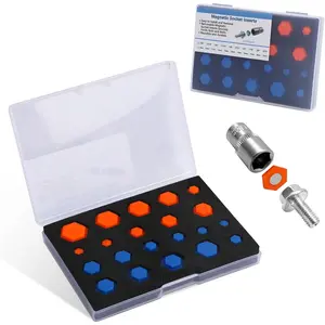 21 count  Socket Insert Adapter Set - Upgraded Separated - SAE and Metric 5/16" - 7/8", 8mm - 19mm for Efficient and Easy Work