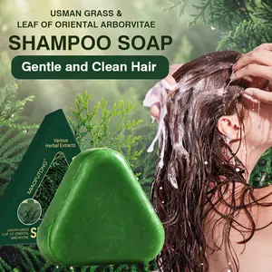 MIAOFUTONG Anti-Hair and Conditioner Anti Hair Loss Shampoo Bar for Thinning Hair nourish dry hair120gDHT  Gentle Hair and Scalp Care for Men and Women