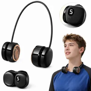 Portable Neck-Hanging Fan with 5 Adjustable Speeds | Lightweight & Comfortable | Hands-Free Design for All-Day Coolness | Perfect for Travel, Outdoor Sports, & Summer Adventures | Quick Cooling, Ultra-Quiet Operation