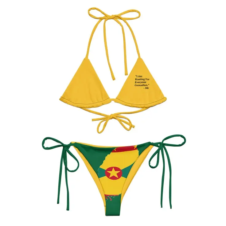I Am Rooting: Grenada string bikini - 5XL