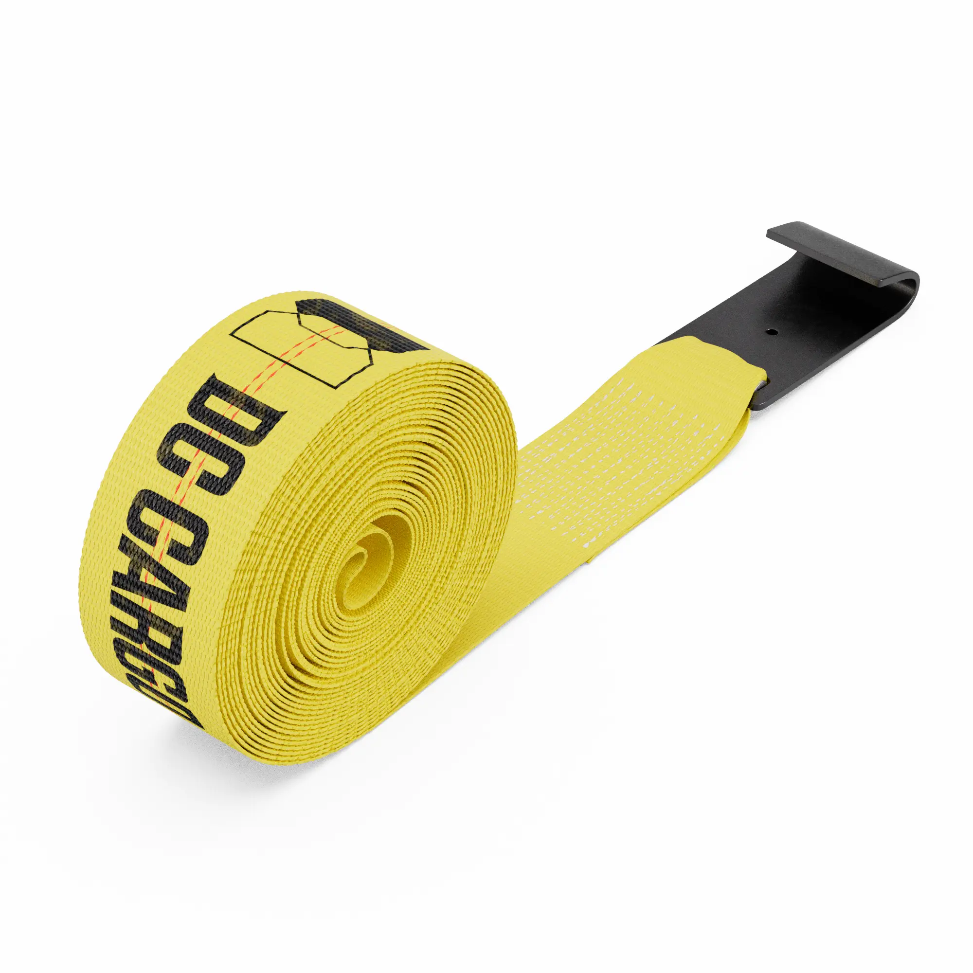 Flatbed Winch Strap with Flat Hook, 2" Flatbed Winch Strap with Flat Hook, 2"
