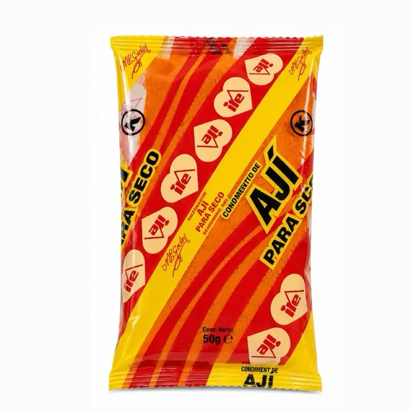 ILE Aji para Seco Seasoning 50g | Condimento de Ají para Seco Ecuatoriano | Authentic Ecuadorian Spice Mix