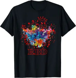 RBD Rebelde Tour 2023, Rebelde Concert. T-Shirt - Parisbus Shop 86B0CJHNQ74Y