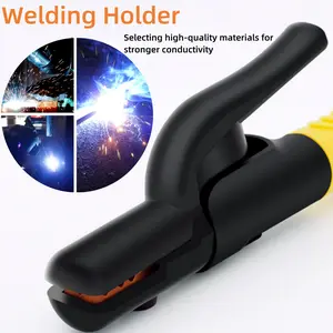 Welding Clamp Professional Heavy Duty 500a/800a Electrode Holder, Multi-Angle Efficient Welding, Durable Heat Resistant Ergonomic Design