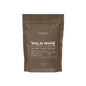 Wild Based Wild Rice | Wild-Harvested in Canada | Wood-Parched & Scarified = Cooks Fast, Soft & Chewy | Naturally Gluten-Free