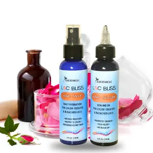 Moisture Care Bundle: Hydration Mist and Nourishing Serum Hydrate Lightweight Daily Moisture for Locs and Braids