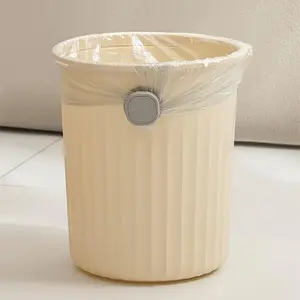 Rotating Garbage Bag Clip without Rash Bin, 1 Count Universal Garbage Bag Non-slip Fixing Clip, Durable Trash Can Securement for Kitchen Bathroom Outdoor Trash Bags