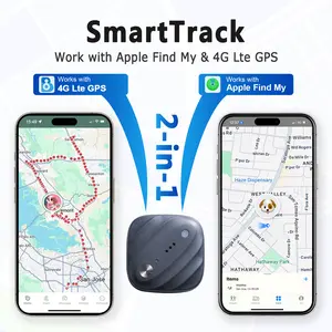 Benarlee 2-in-1 SmartTrack Work With Apple Find My & 4G LTE GPS, No AirTag Range Anxiety,Real-Time Tracking for Elderlys, Kids, Vehicles, Luggages ,Earbuds,Wallets ,Phone Finder,Key Finder,Water Resistant