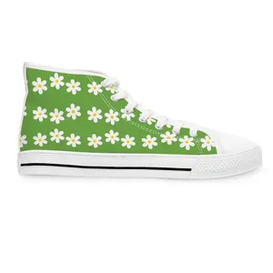 Daisies Christian Womens High Top Sneakers