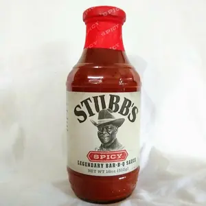 Stubb's Spicy Bar-B-Q Sauce 18 Ounce Glass Bottle