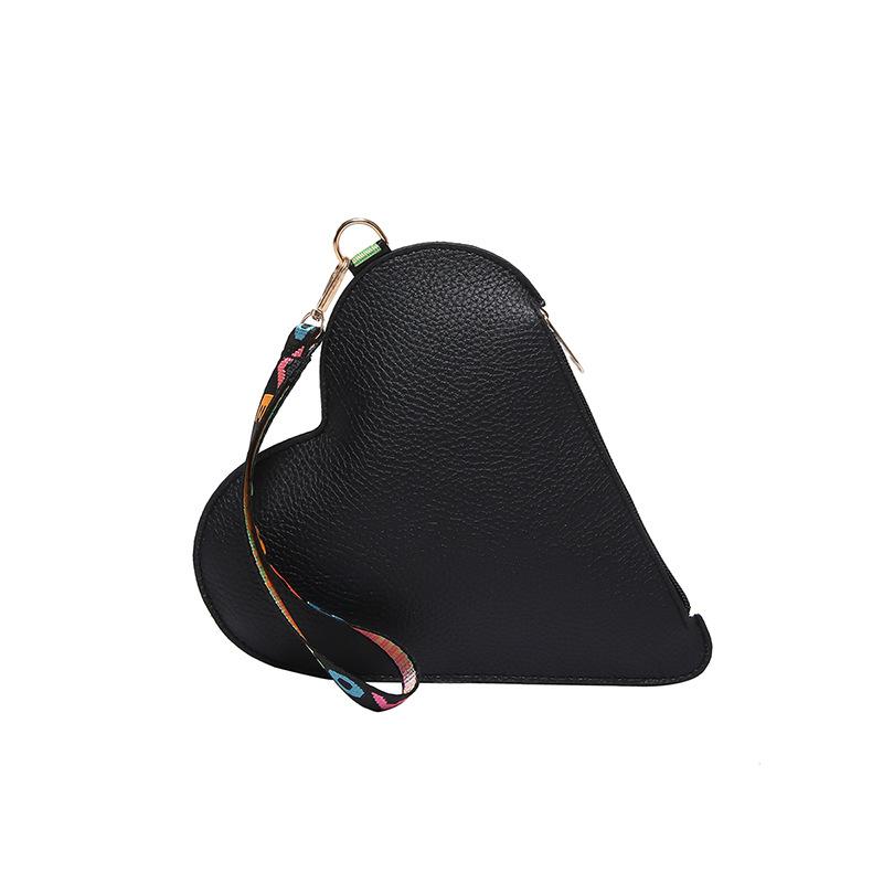 Elegant Heart Shape Crossbody Bag for Women Stylish Shoulder Handbag with High Quality Texture Sweet Design Daily Use Purse