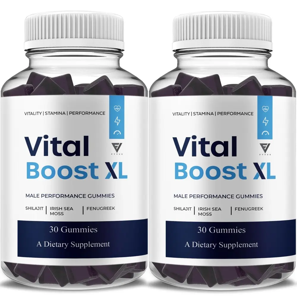 (2 Pack) Vital Boost XL Performance Supplement, VitalBoost XL (60 Gummies)