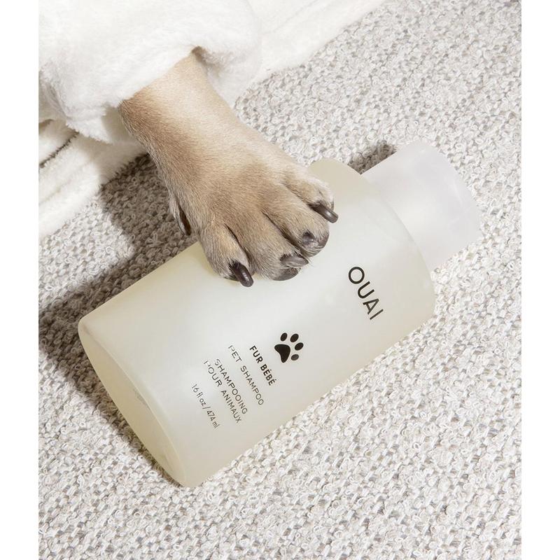 OUAI Fur Bébé – Gentle Pet Shampoo for Clean, Soft & Fresh-Smelling Fur - 16 fl oz / 474 ml