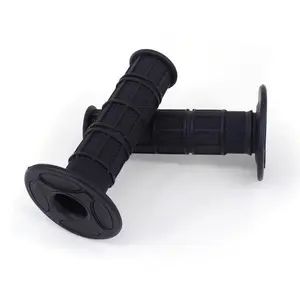 Rubber Motorcycle Handlebars, Non-Slip Soft Grips, Suitable for Most Motorcycles, Off-Road Bikes, Pit Bike Handles, 1 Pair