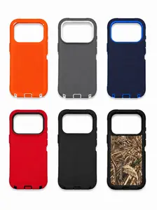 Heavy Duty Defender Case with Belt Clip for iPhone 16/ 17/ 17 pro/ 17 Pro Max