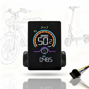 M5C-2 (BLE) E-Bike Display – SM 6Pin Smart LCD Screen, Connects to Mobile APP via Bluetooth, Waterproof & Durable Design, 18V–60V