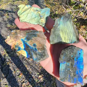 Half Polished Labradorite