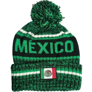 Mexico Flag Beanie - Gift for Men and Women - Winter Hat