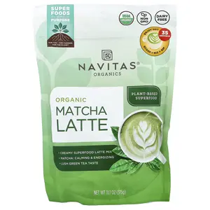 Navitas Organics Organic Matcha Latte, 11.1 oz (315 g)