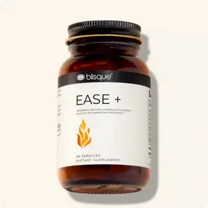 Blisque EASE + helps support a healthy inflammatory response and aids healthy inflammatory pathways.