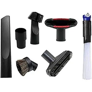 Vacuum Attachments Cleaners 1 1/4 inch to 1 3/8 inch Shop Vac Accessories Horse Hair Brush and Dusty Brush for Home